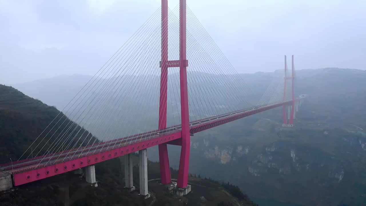 鸭池河大桥视频素材