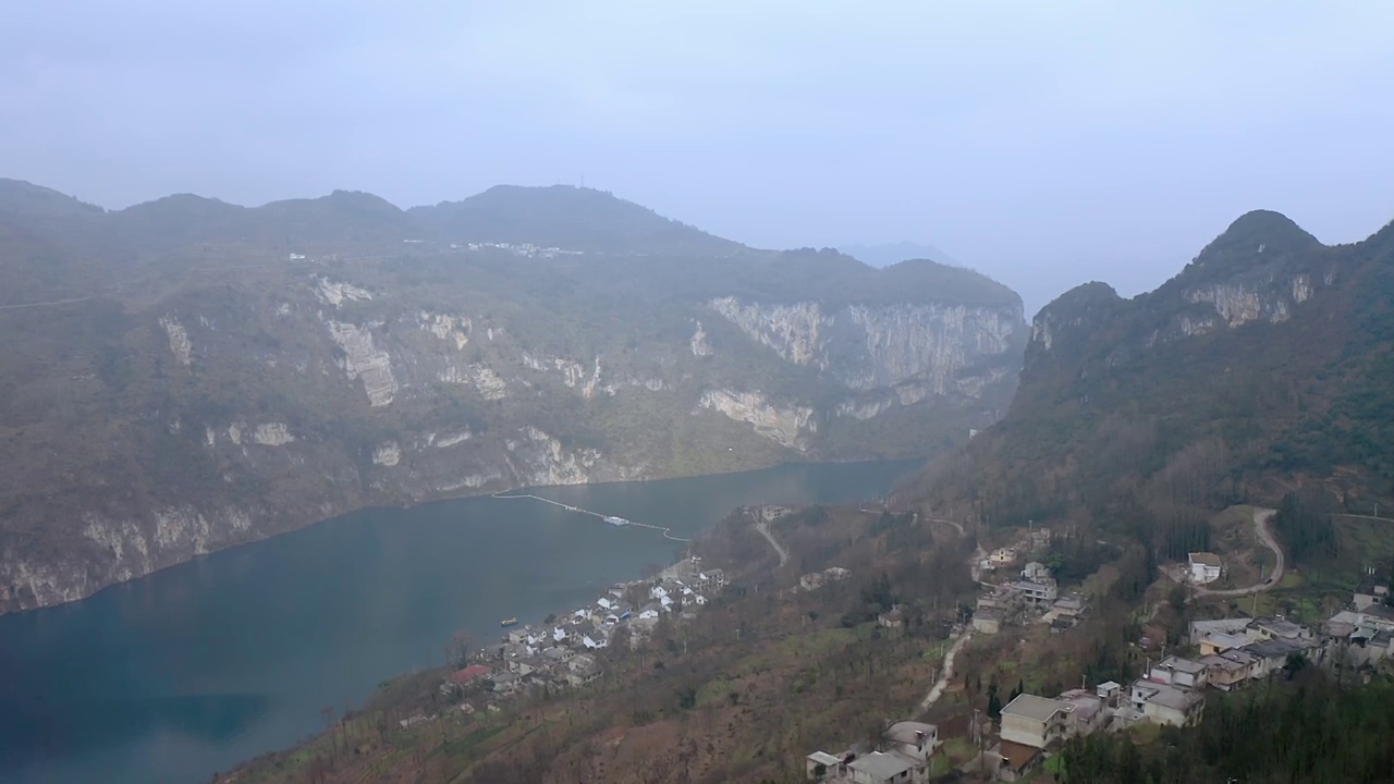 鸭池河大桥视频素材