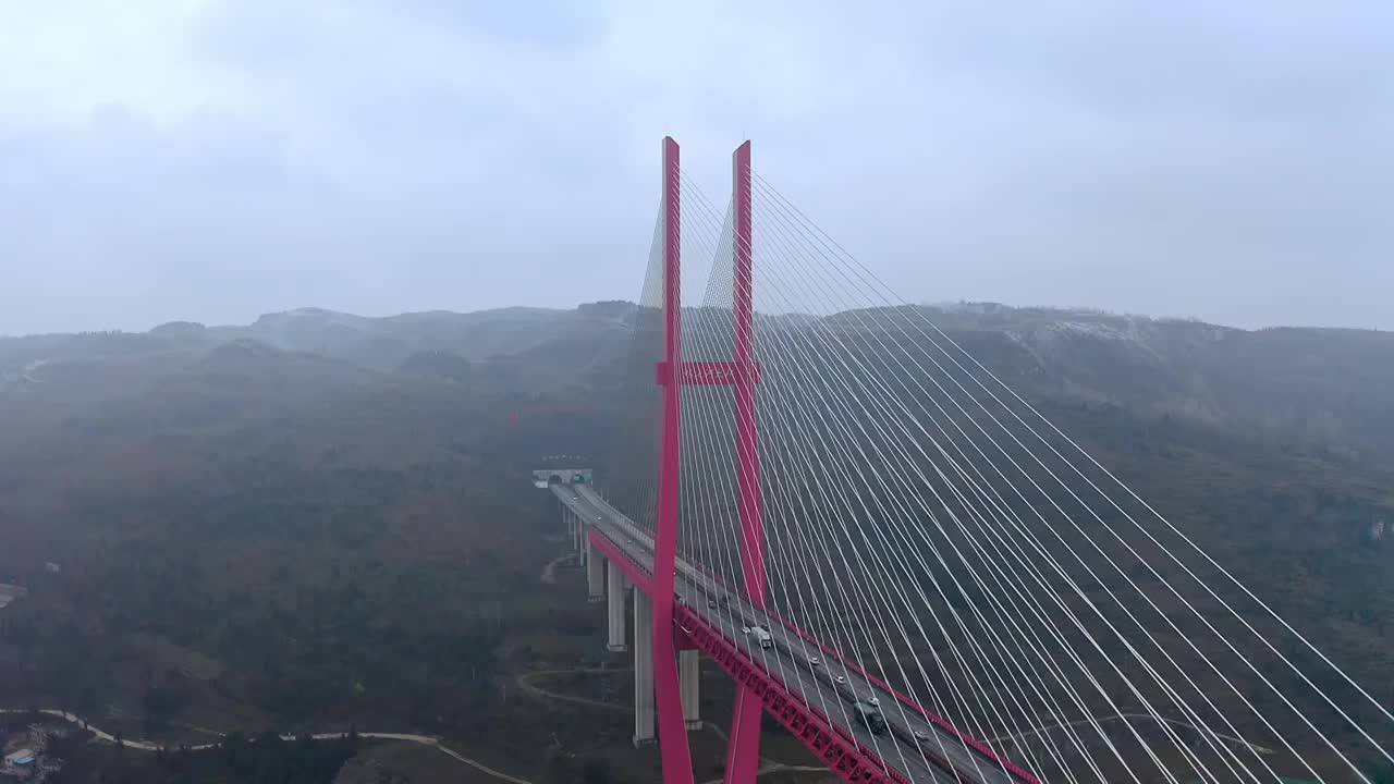 鸭池河大桥视频素材