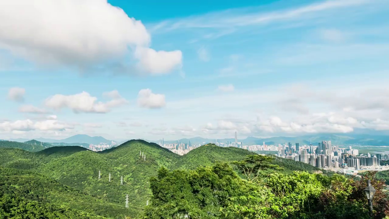 深圳塘朗山郊野公园视频素材