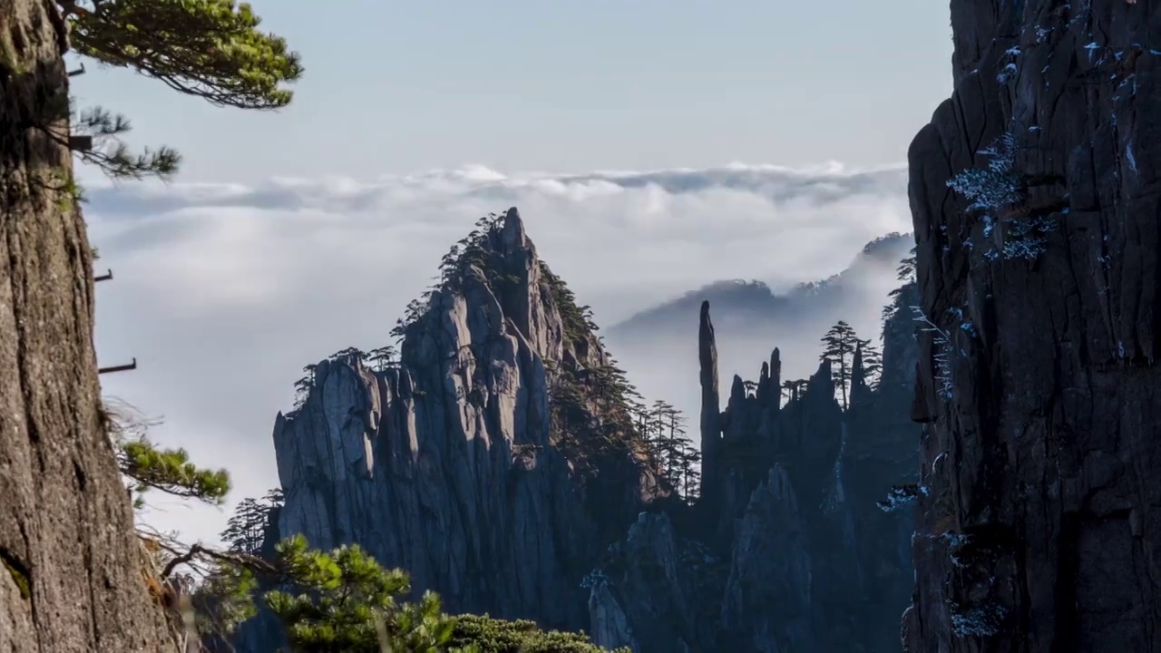 黄山云海视频素材