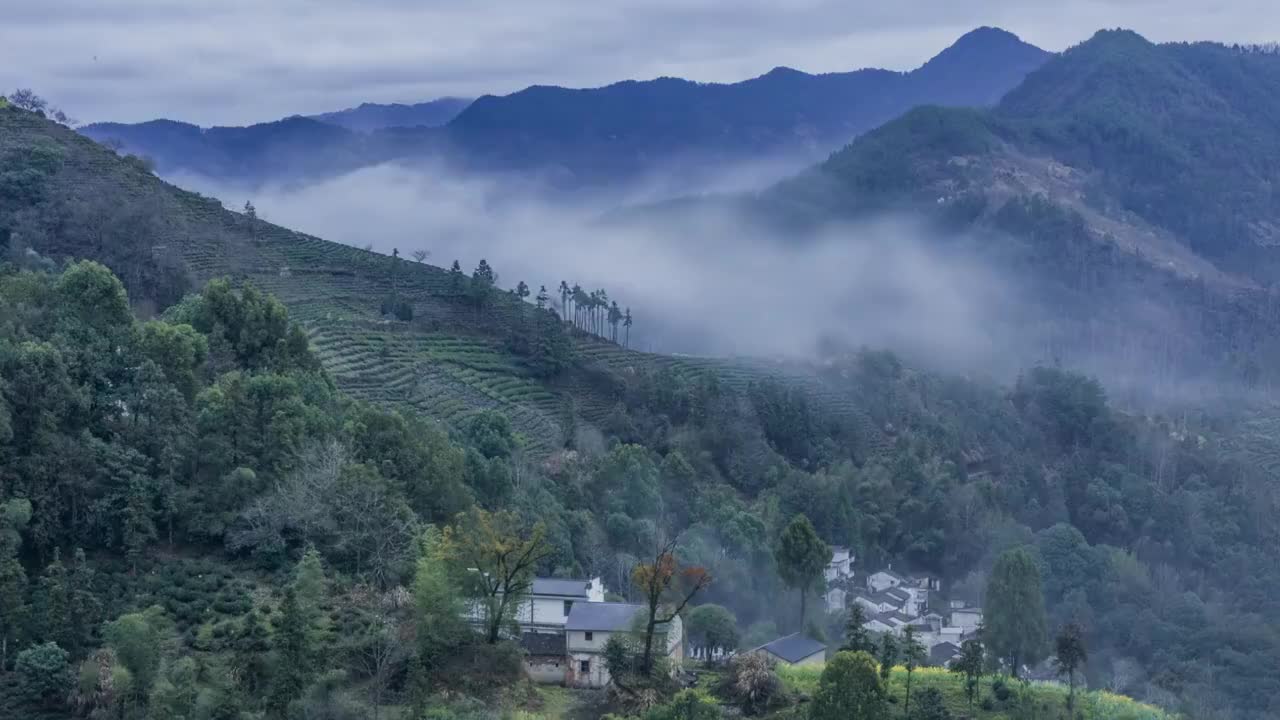 石潭春色视频素材