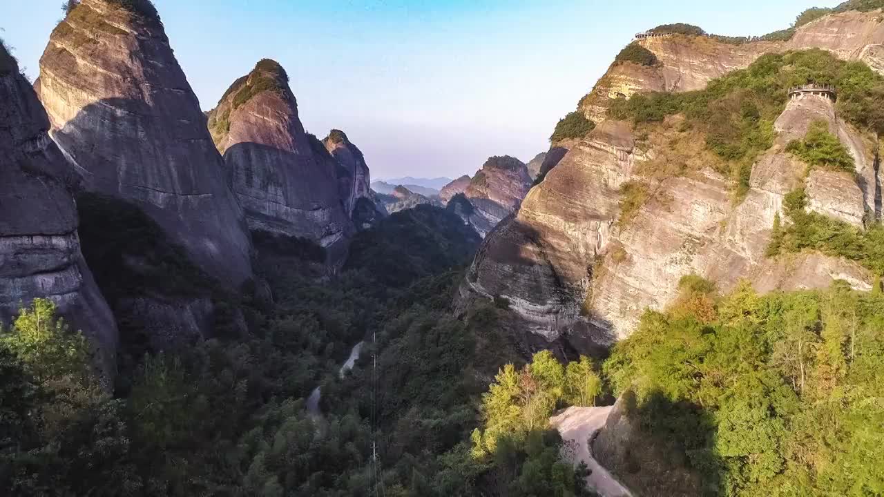 广西桂林资源八角寨风光视频素材