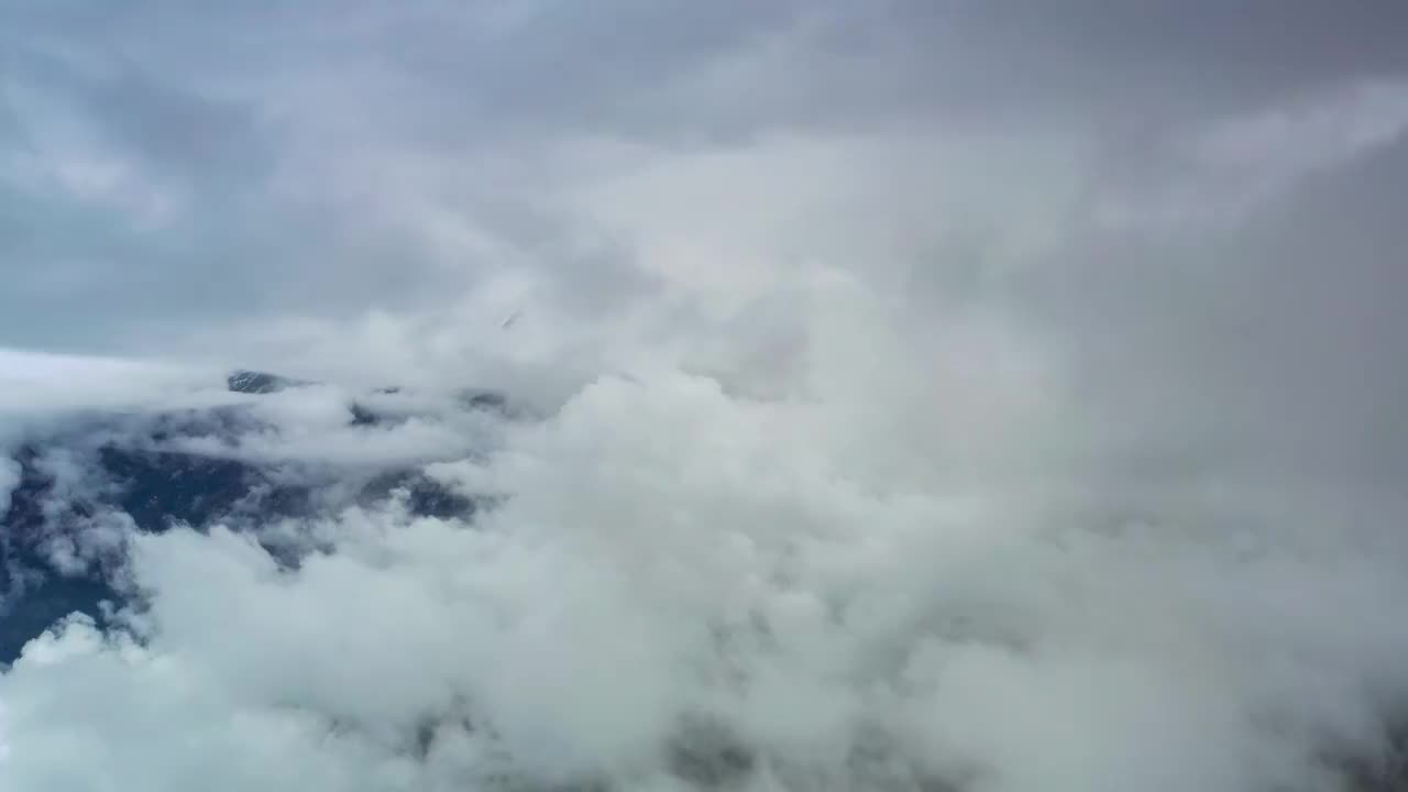 川西阿坝九顶山风光视频素材