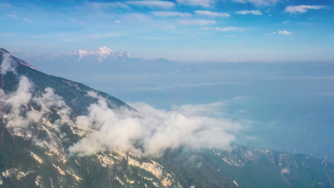 川西阿坝九顶山风光视频素材