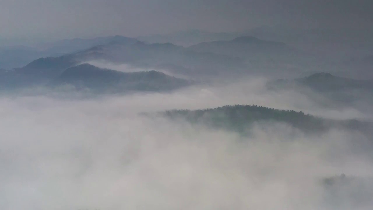 川北云海风光视频素材