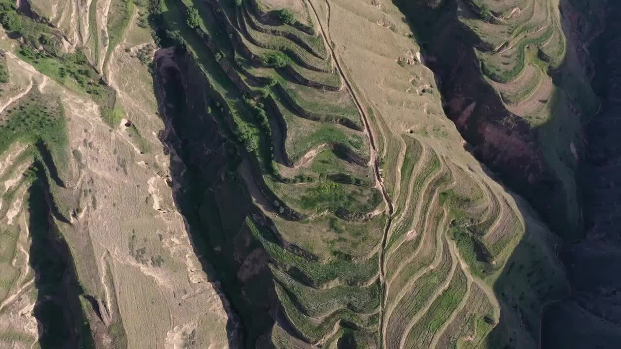 临夏梯田视频素材