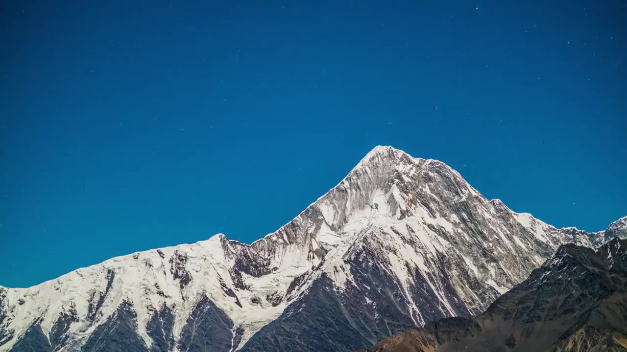 川西雪山视频素材