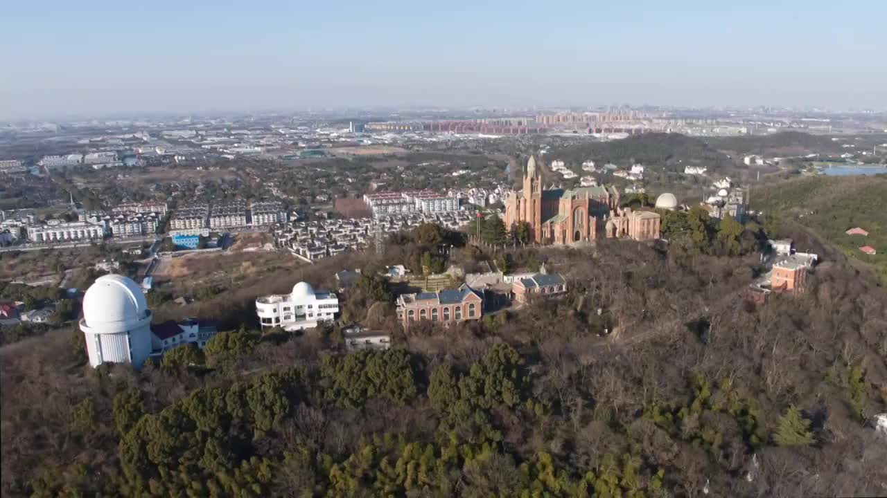 上海佘山天文台视频素材