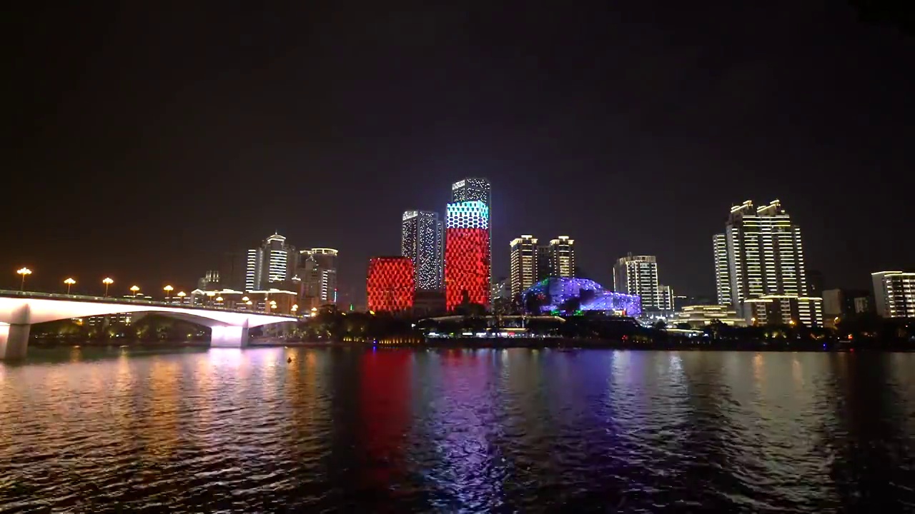 柳州夜景视频素材