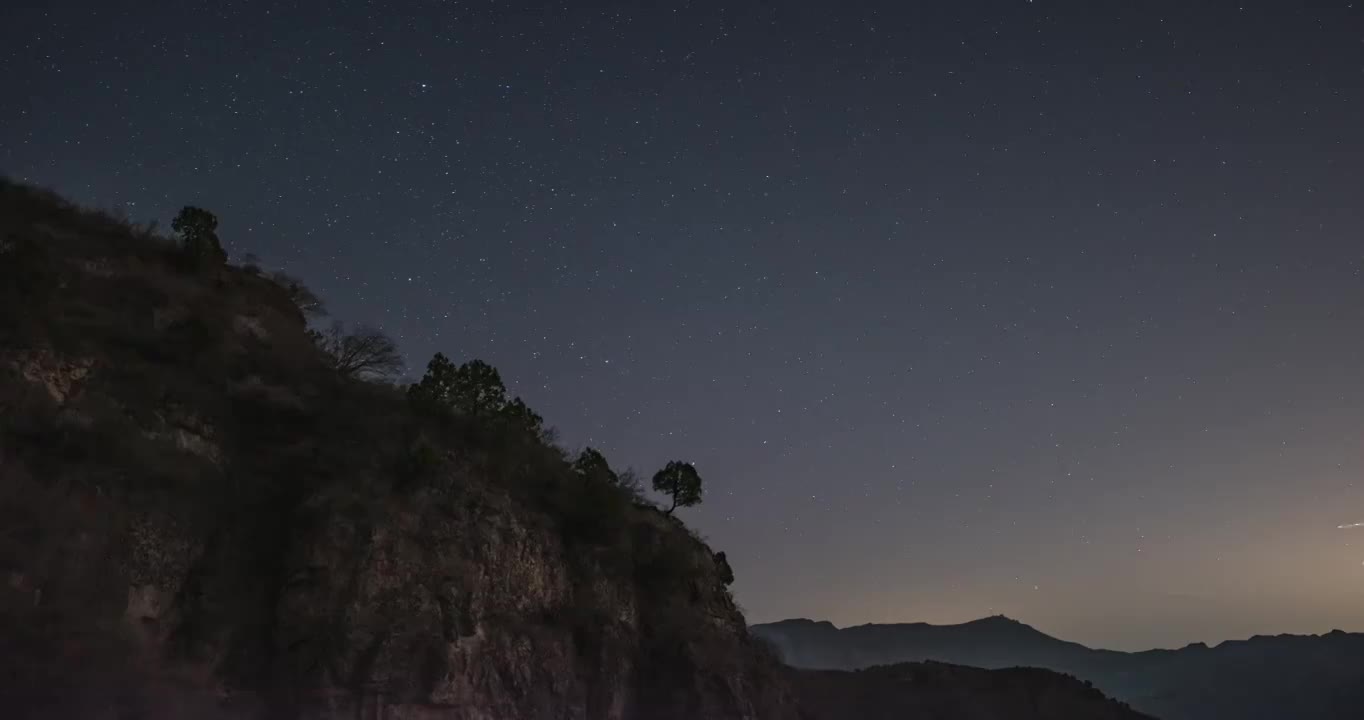 北极星星轨延时视频视频素材