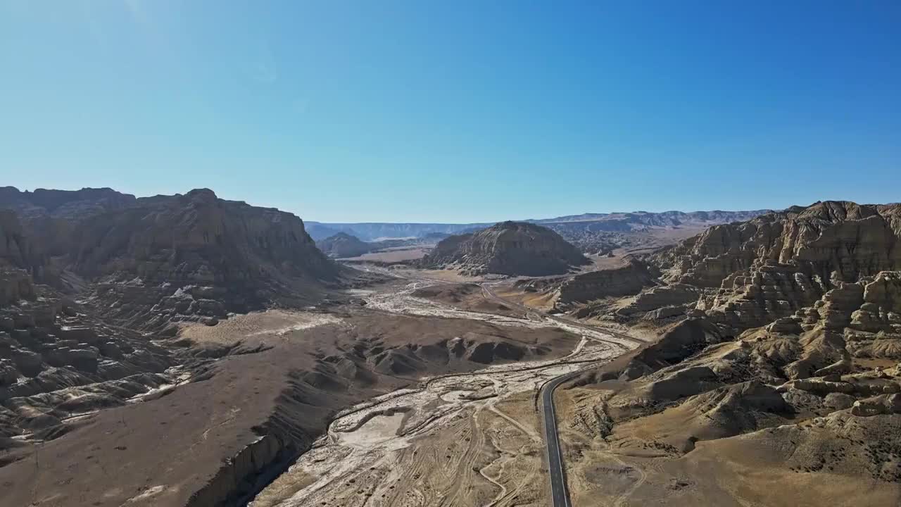 西藏风光阿里扎达土林视频素材