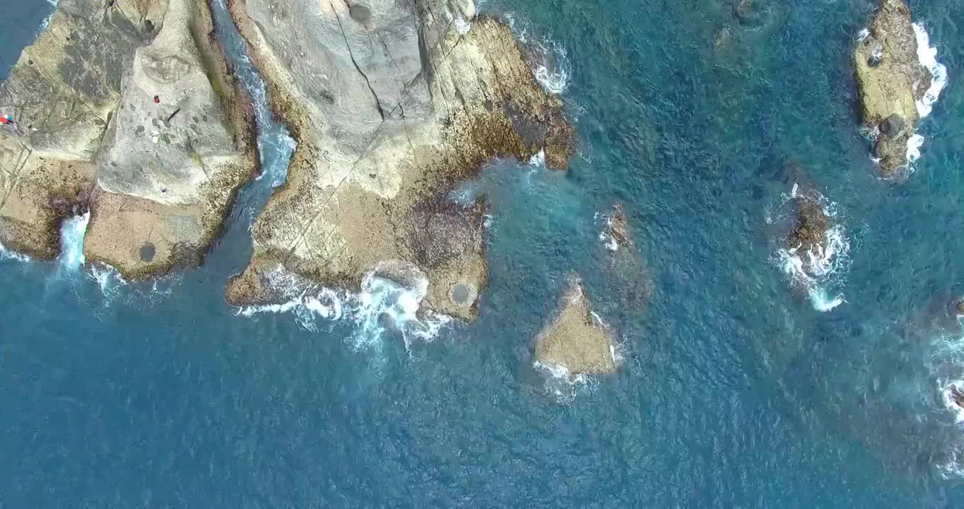 台湾南部环岛自驾旅行途中的景象视频素材