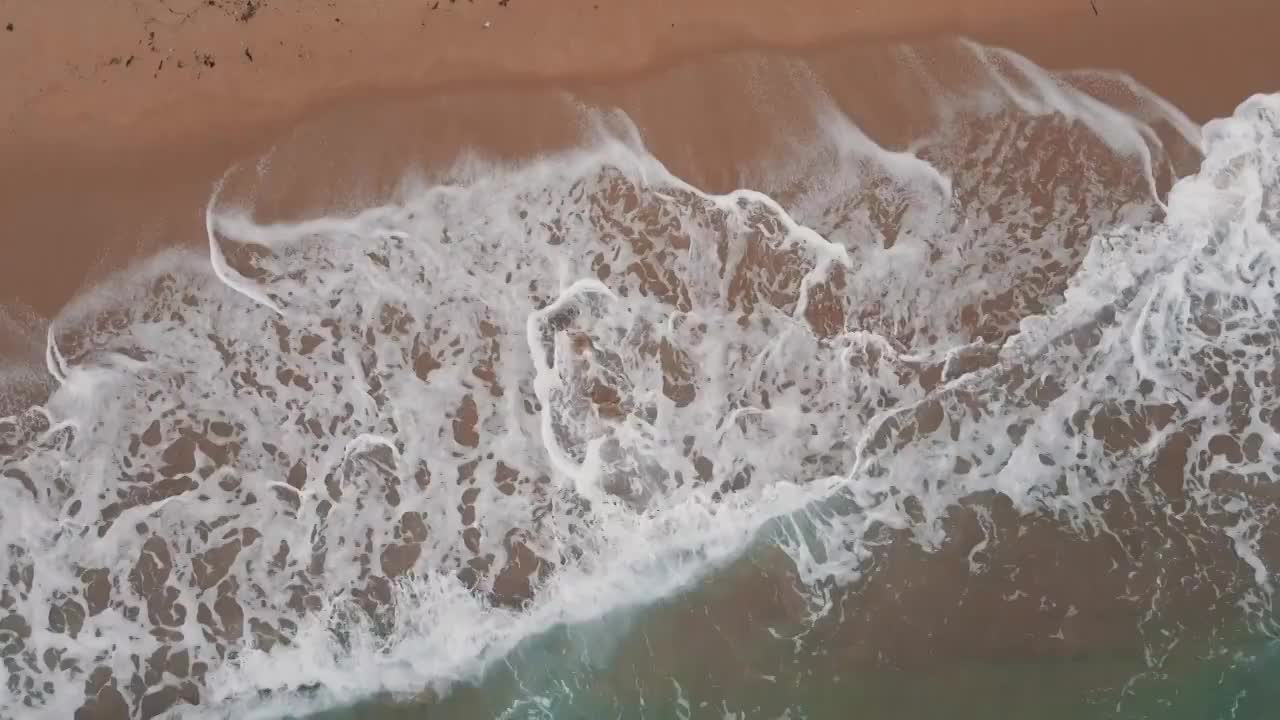 航拍海浪视频素材