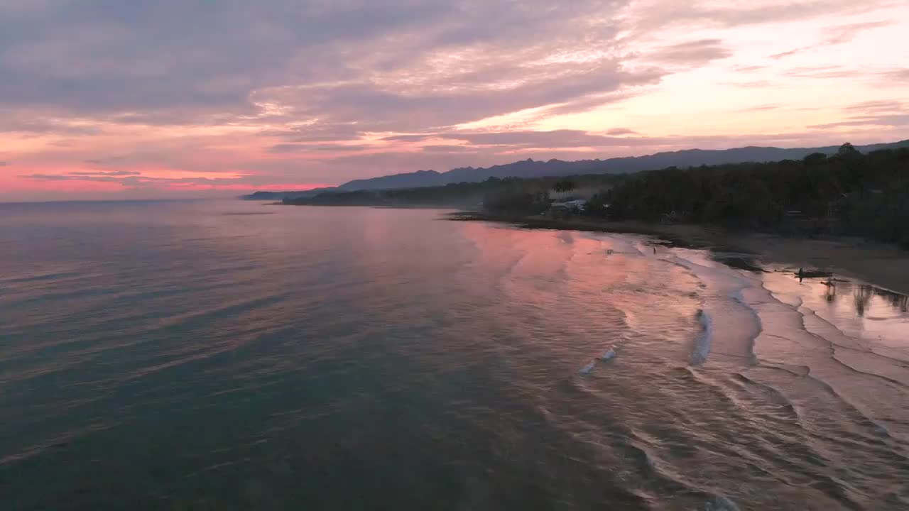 海边日落空境视频素材