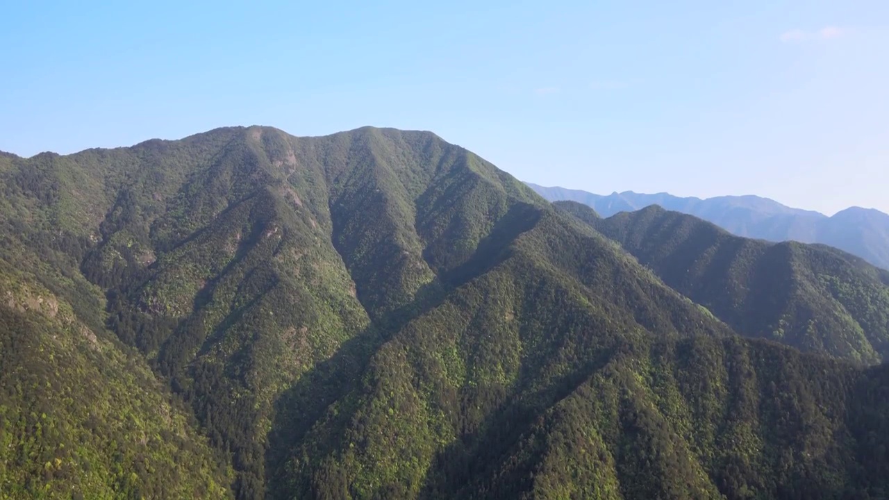 航拍桐庐山群视频素材