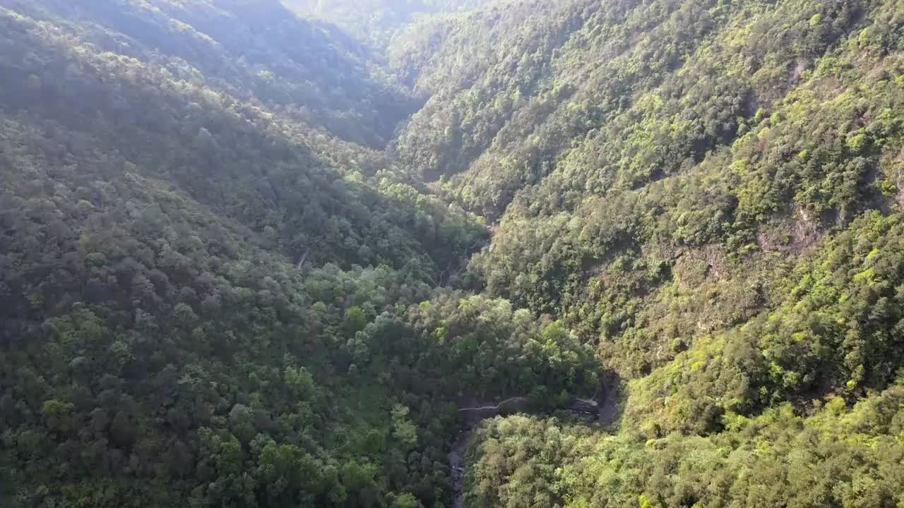 航拍桐庐大奇山视频素材