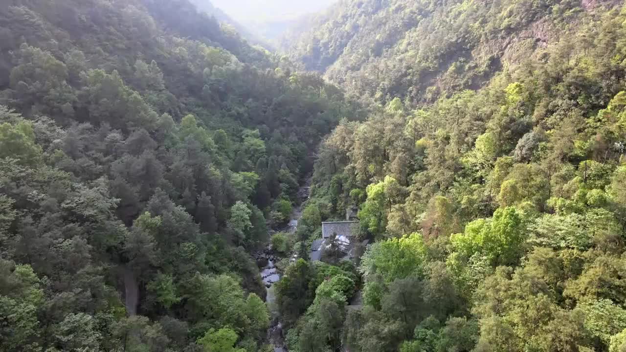 中国大奇山航拍视频素材