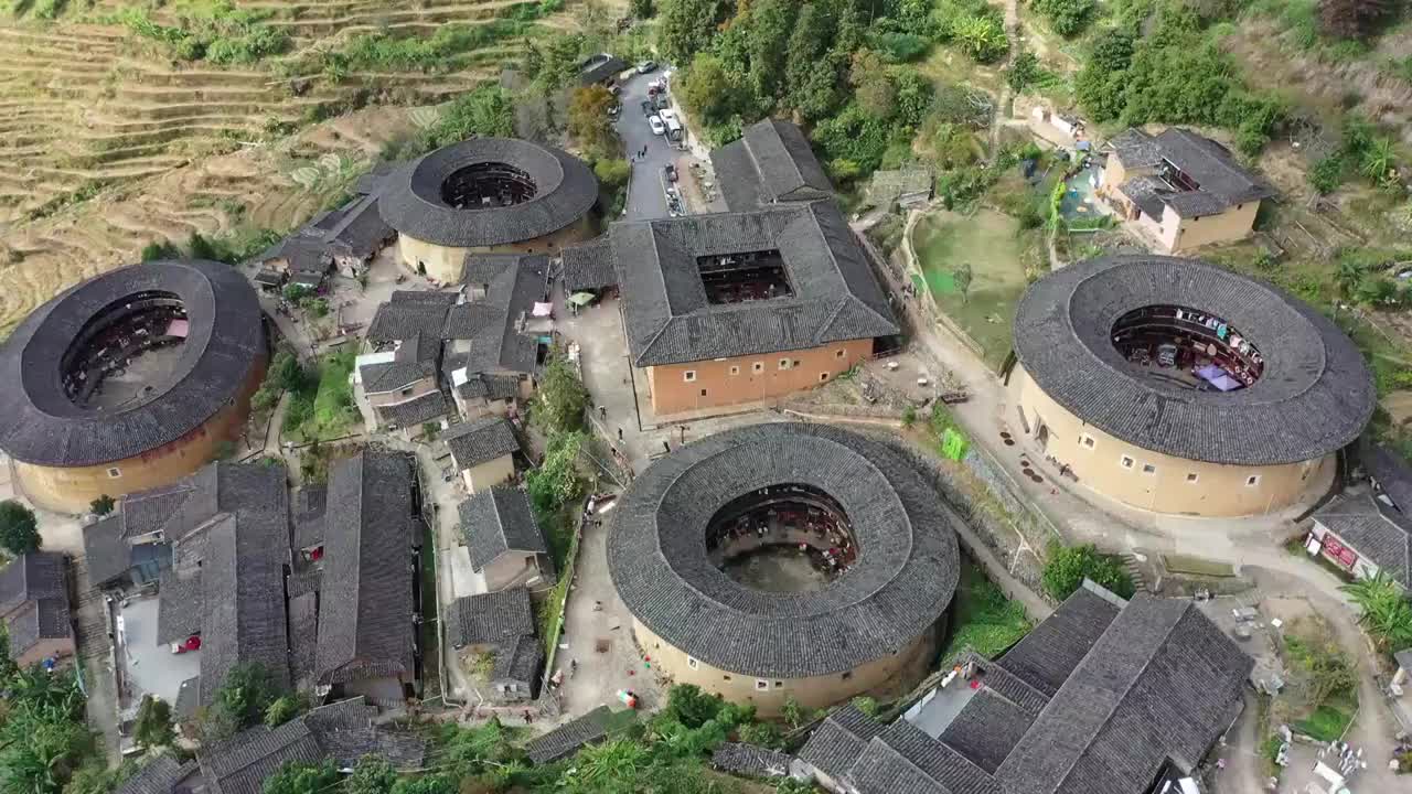 福建土楼视频素材