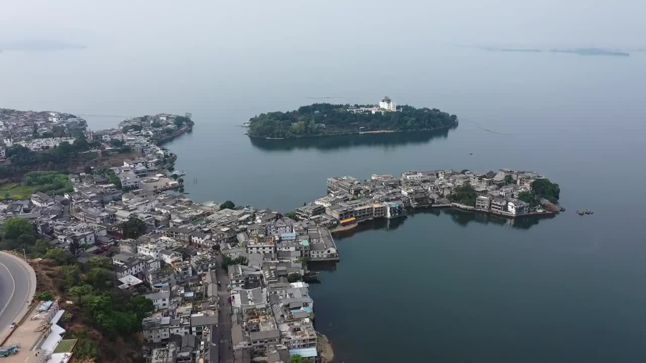 洱海,云南省,大理,户外,双廊,大理,玉几岛,南诏风情岛视频素材