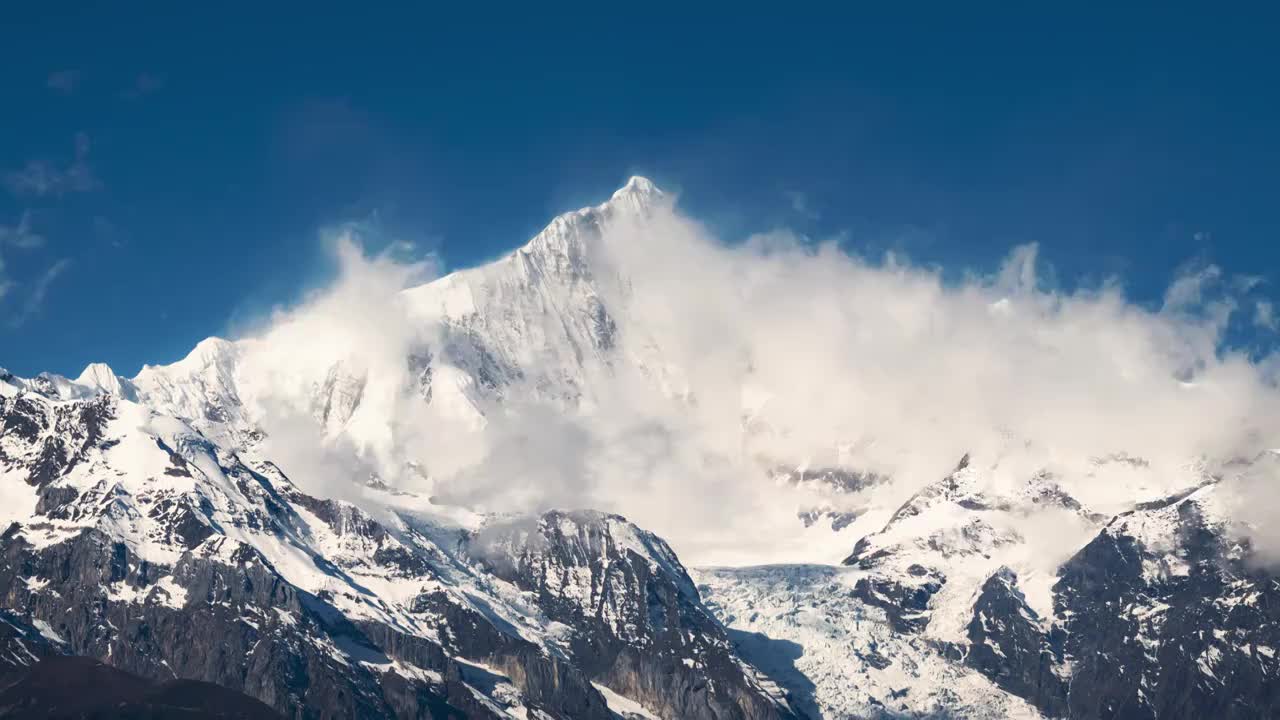 梅里雪山6K延时视频素材