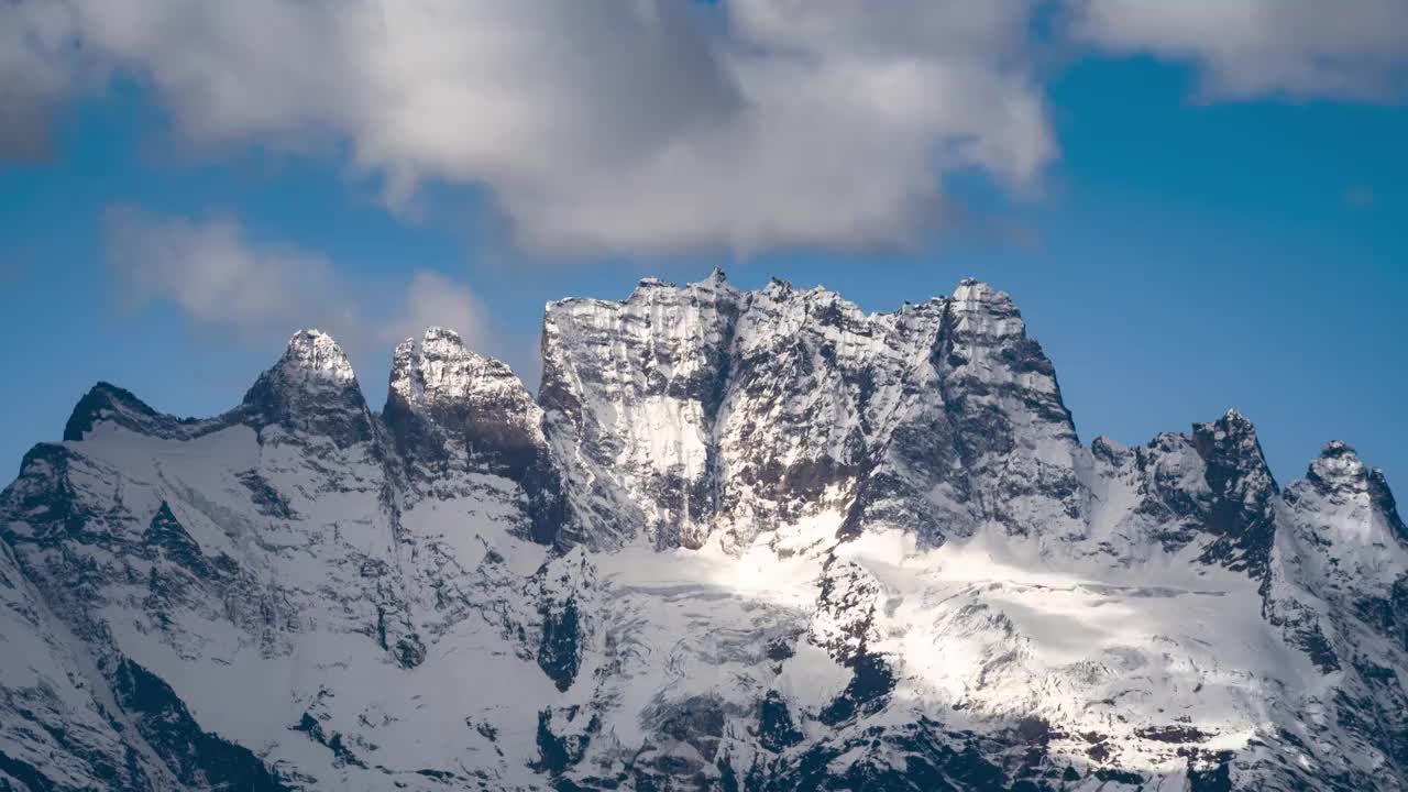 梅里雪山6K延时视频素材