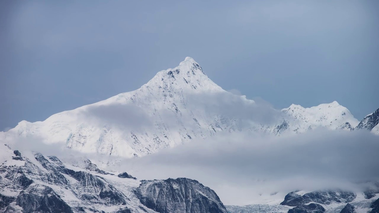 梅里雪山6K延时视频素材