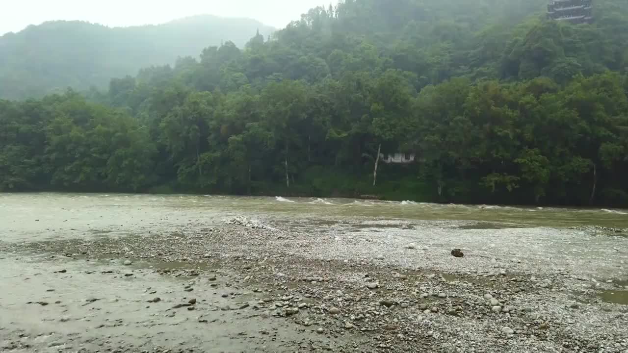 四川巴蜀文化旅游景点都江堰夫妻桥视频素材