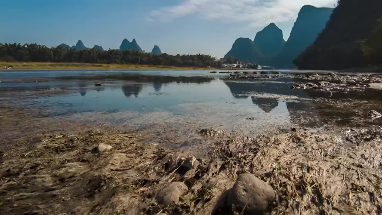 桂林阳朔延时视频素材