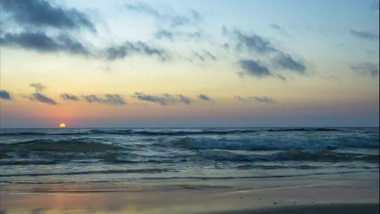 海上日出视频素材