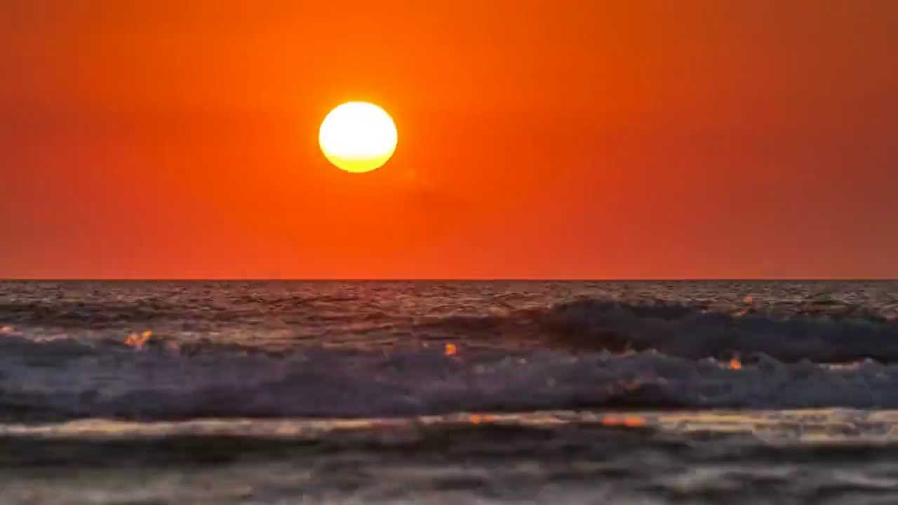 海上日出视频素材