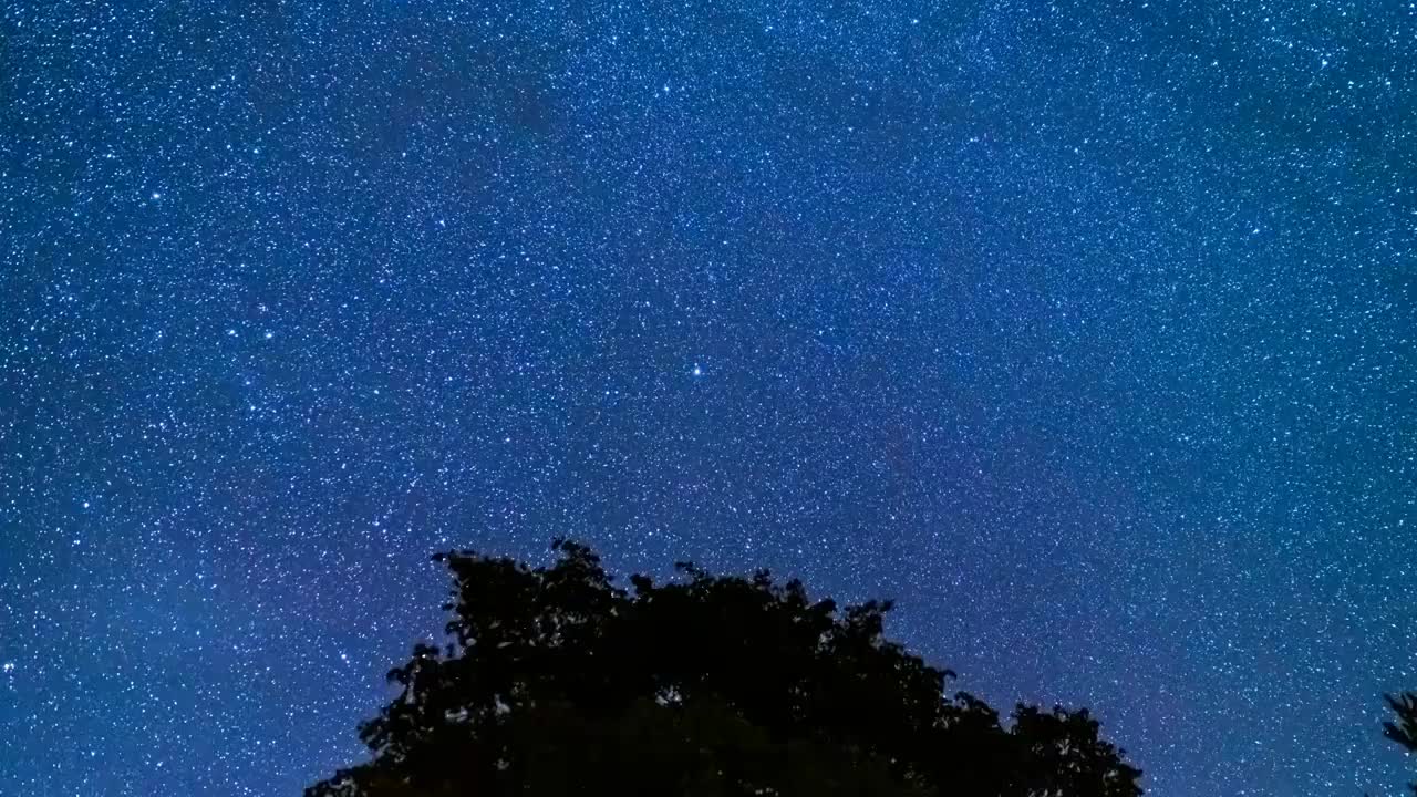 黑龙江鸡西：北大荒兴凯湖的星空视频素材