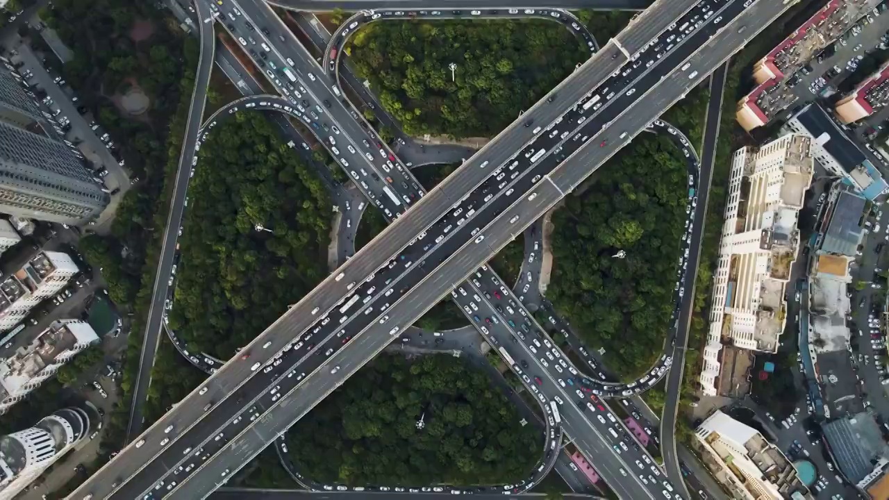 昆明市盘龙区航拍镜头视频素材