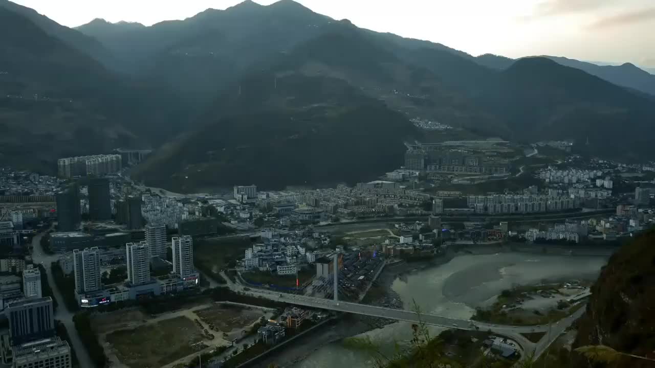 怒江大峡谷延时视频素材