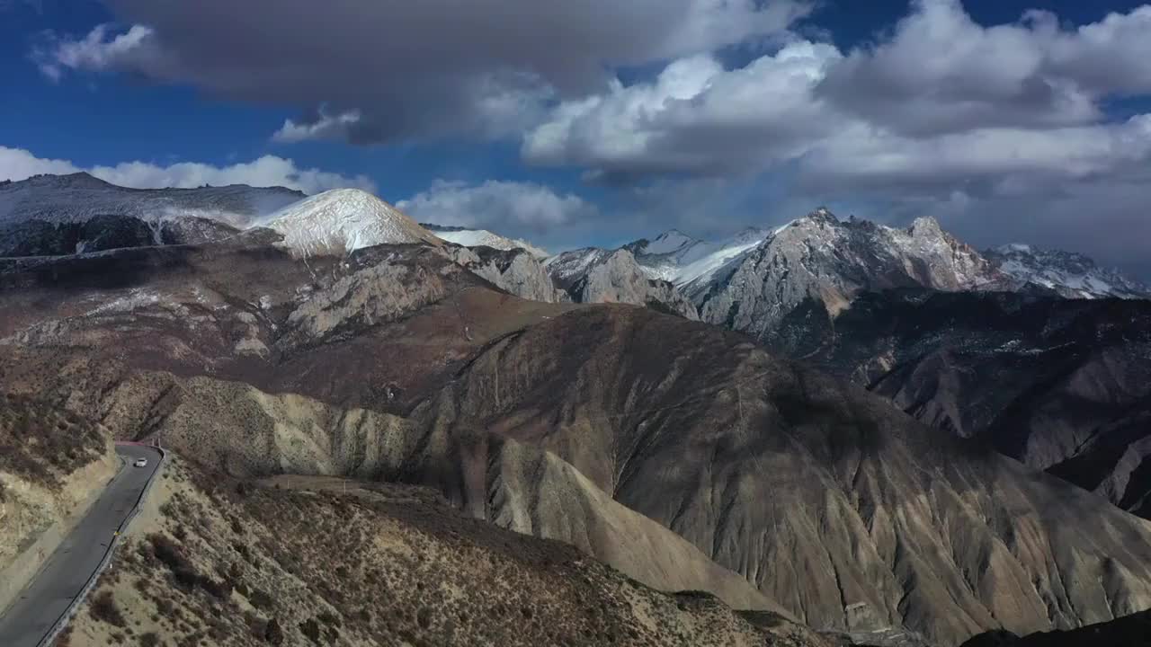 中国最美景观大道川藏南线风光视频素材