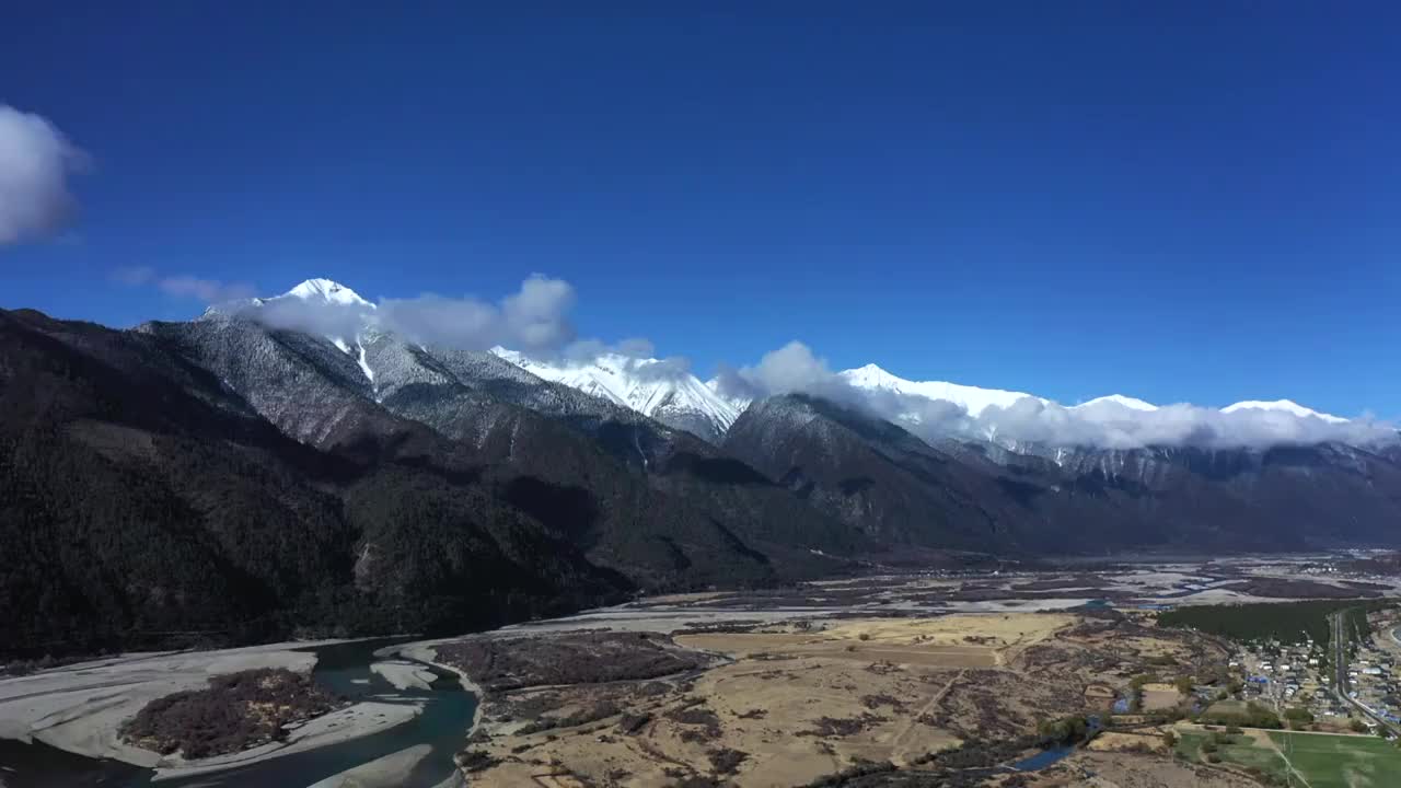 中国最美景观大道川藏南线风光视频素材