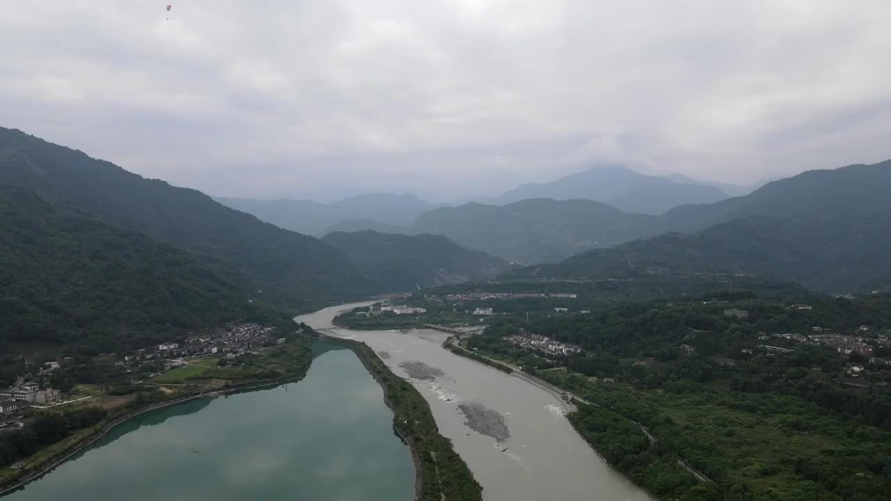 都江堰景区风景视频素材