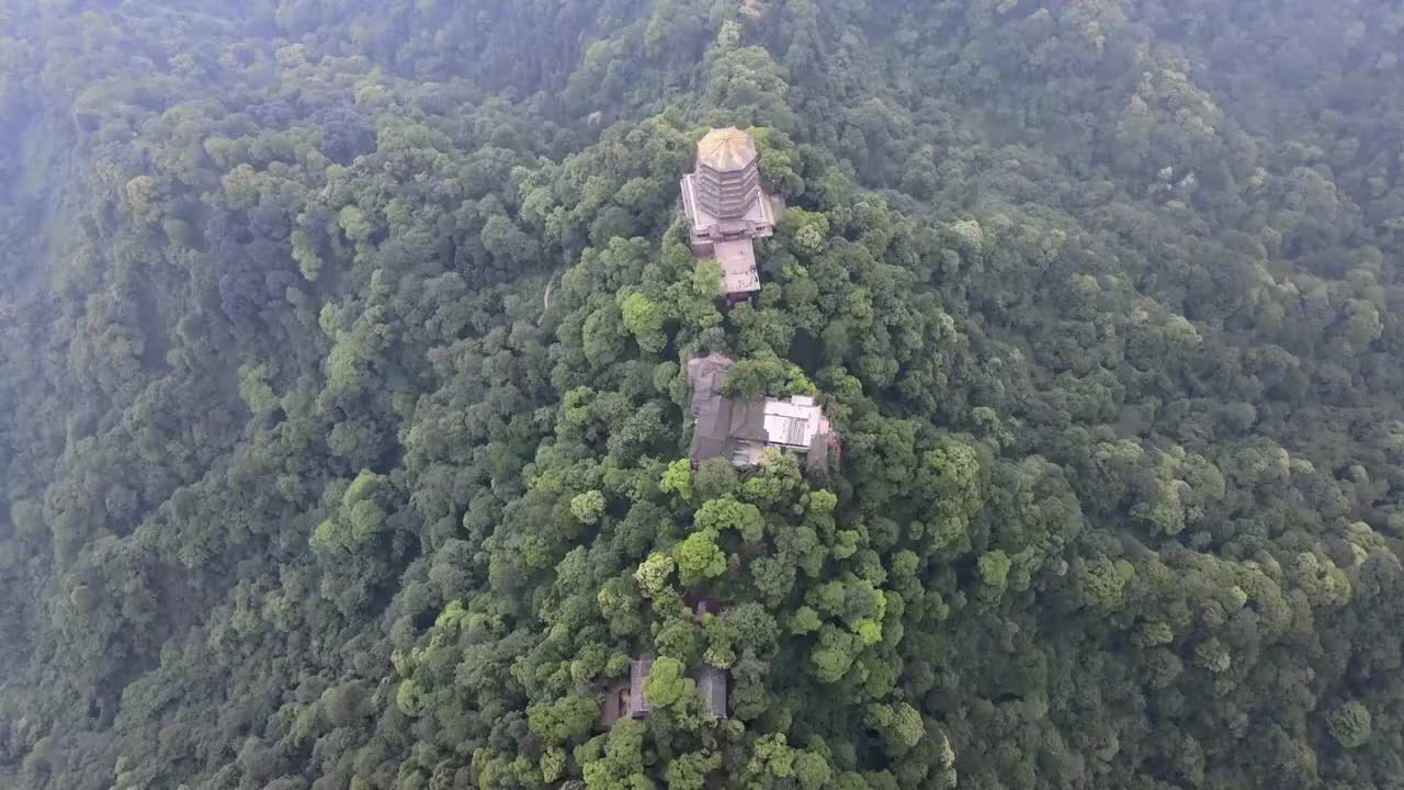 航拍青城山视频素材