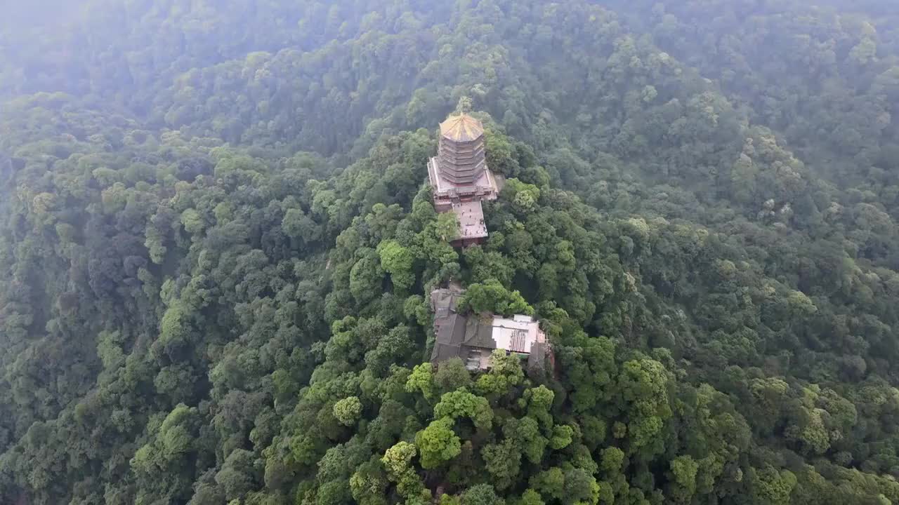 青城山航拍视频素材