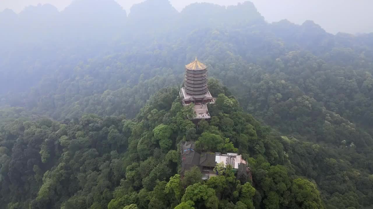 中国青城山视频素材