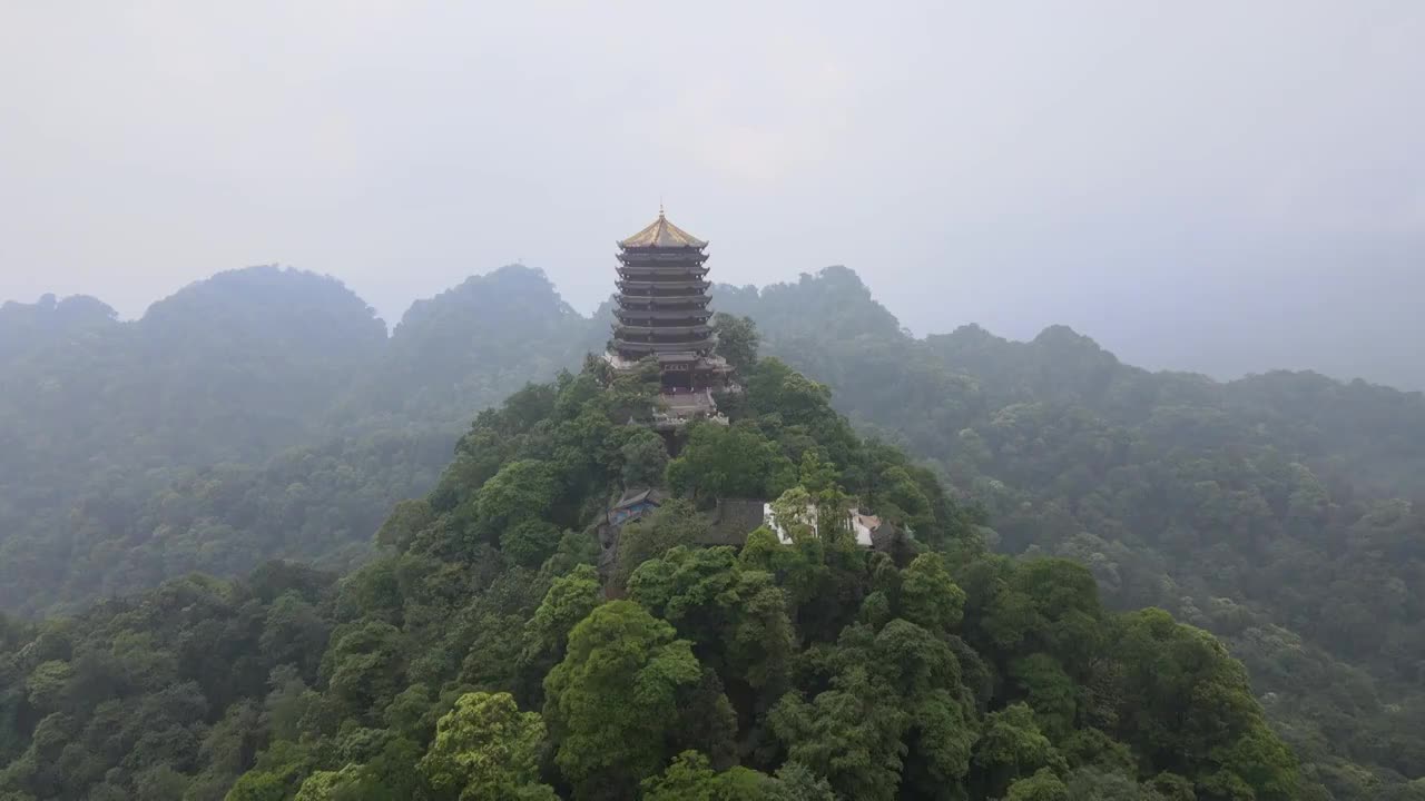 中国青城山视频素材