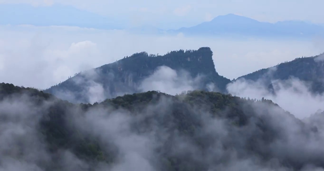 高山云海延时摄影视频素材