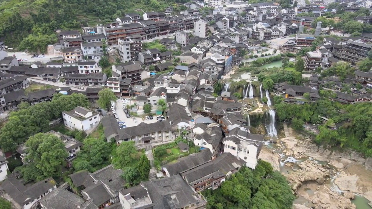 湘西芙蓉镇建筑视频素材