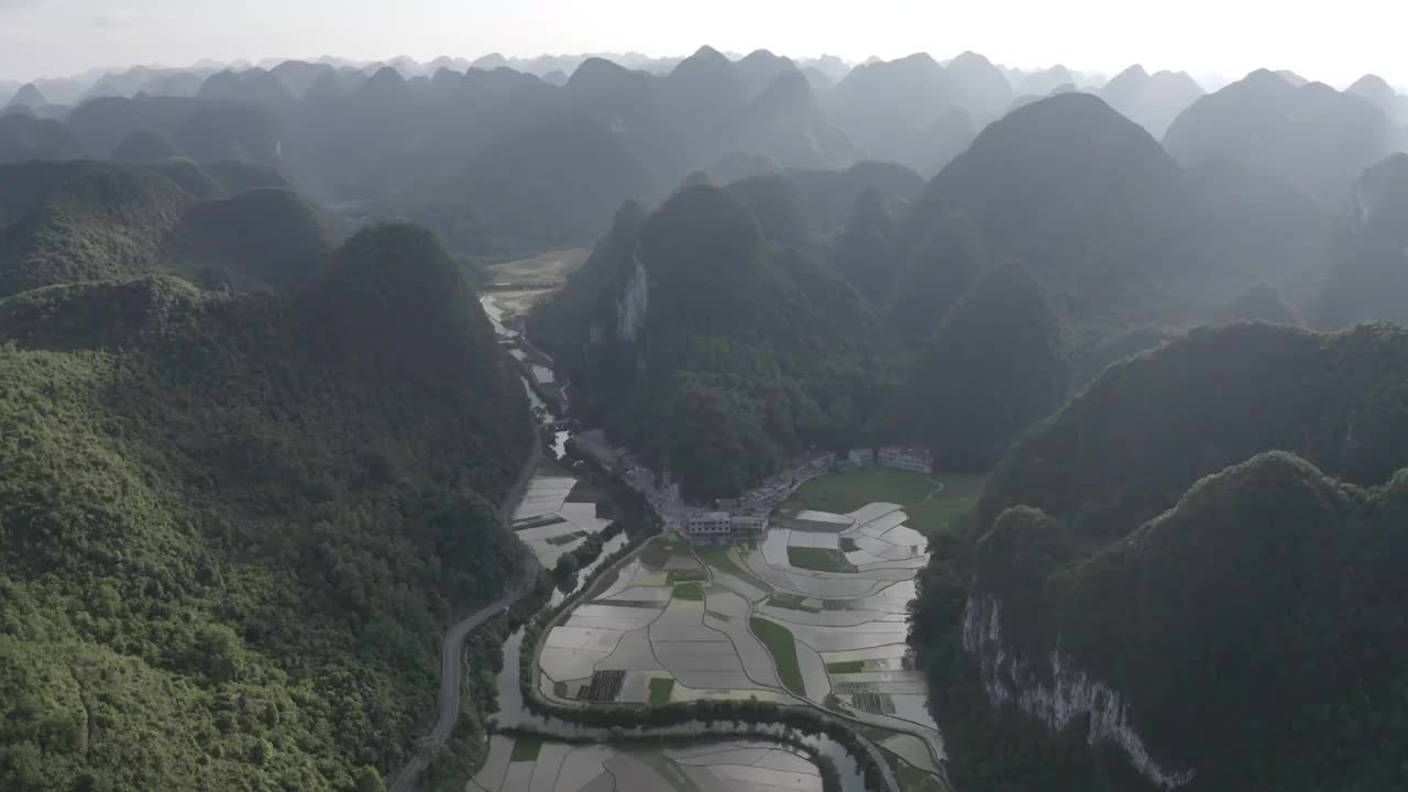 贵州龙宫风景区视频素材