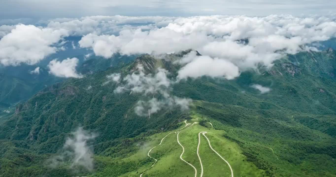 西安光头山视频素材