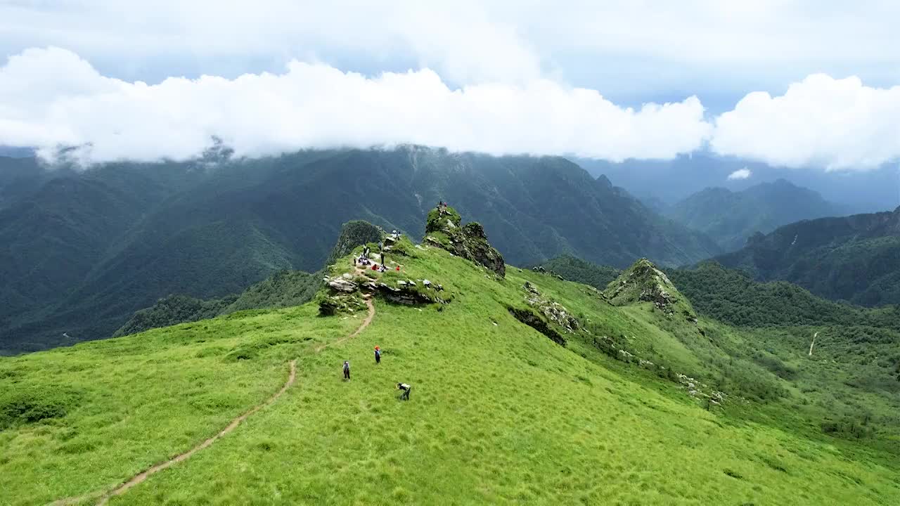 西安光头山视频素材