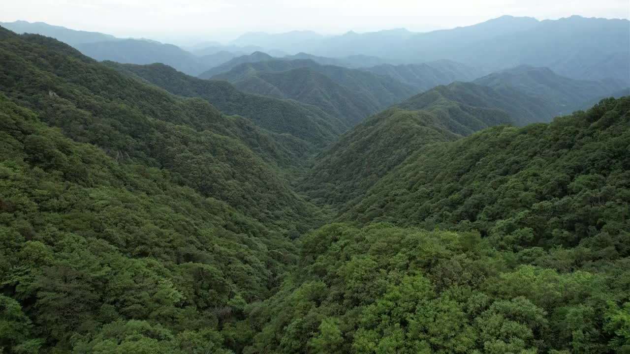 西安库峪草甸视频素材