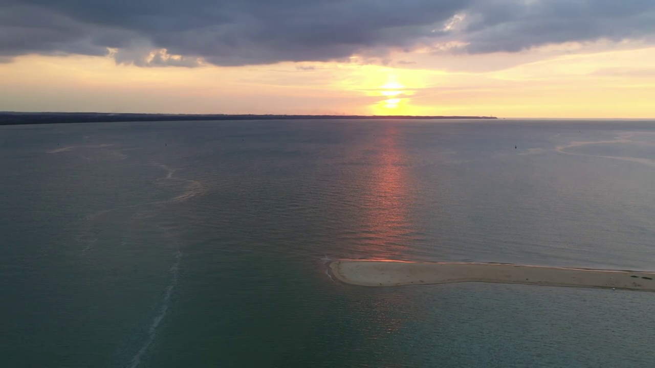 海边晚霞视频素材