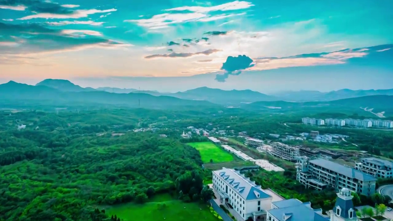 太行山风光延时视频素材