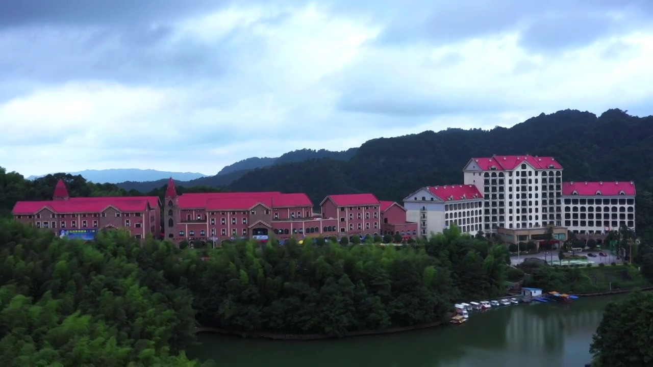 贵州赤水天岛湖风光视频素材